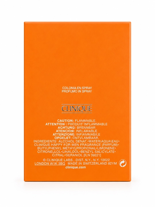 Clinique Happy for Men erkaklar atiri, Eau de Toilette, 100 ml