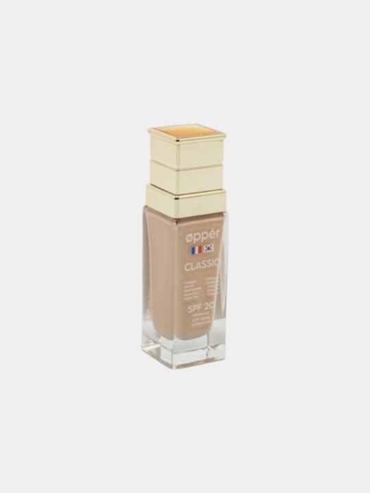 Ayollar va qizlar uchun vitaminlarga, kollagen boyitilgan tonal krem SPF 20 suvga chidamli