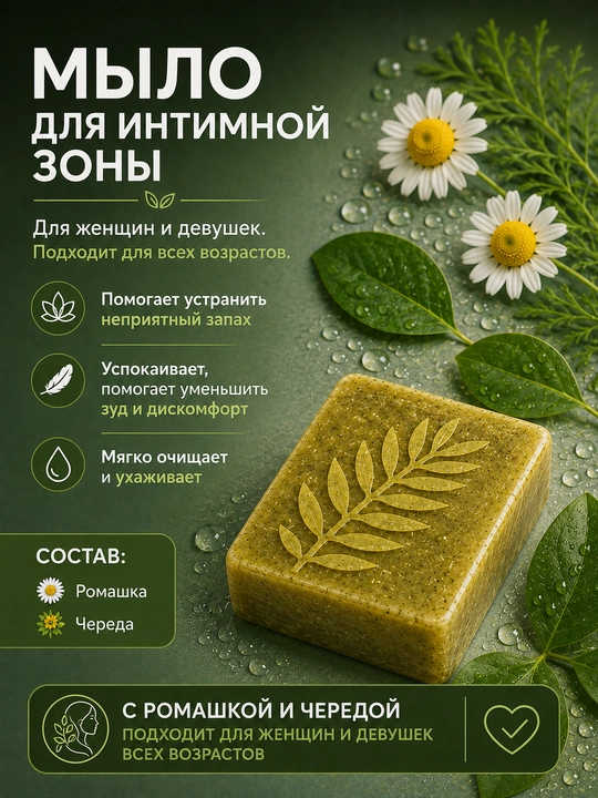 Intim gigeniyasi uchun natural organic hammaga to'g'ri keladigan oqartiruvchi sovun - 