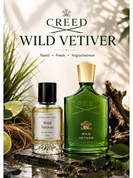 Wild Vetiver Creed Erkaklar va ayollar uchun - 