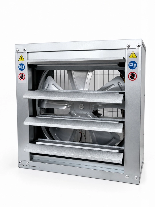 XF sanoat devoriy aksial ventilyatori 220V, 7000–54000 m³/soat, metall korpus