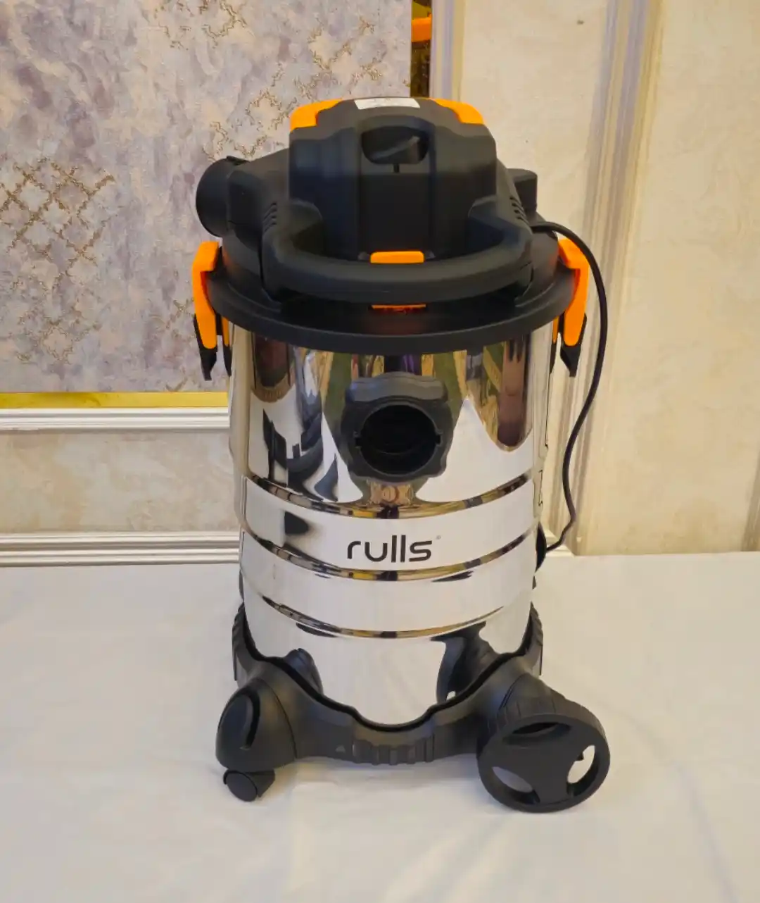 Пылесос строительный Rulls RZ2301WDD 30 л, 3 в 1, сухая и влажная уборка, выдув, моющий
