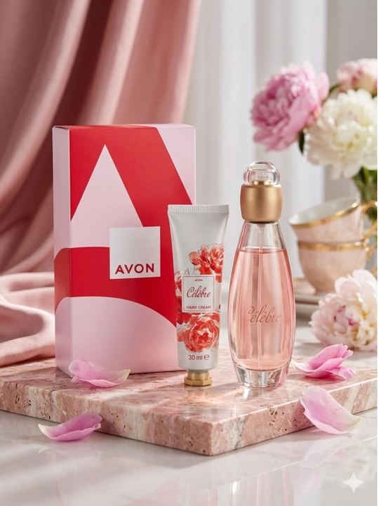 Avon Celebre parfyumeriya va kosmetika to'plami - 