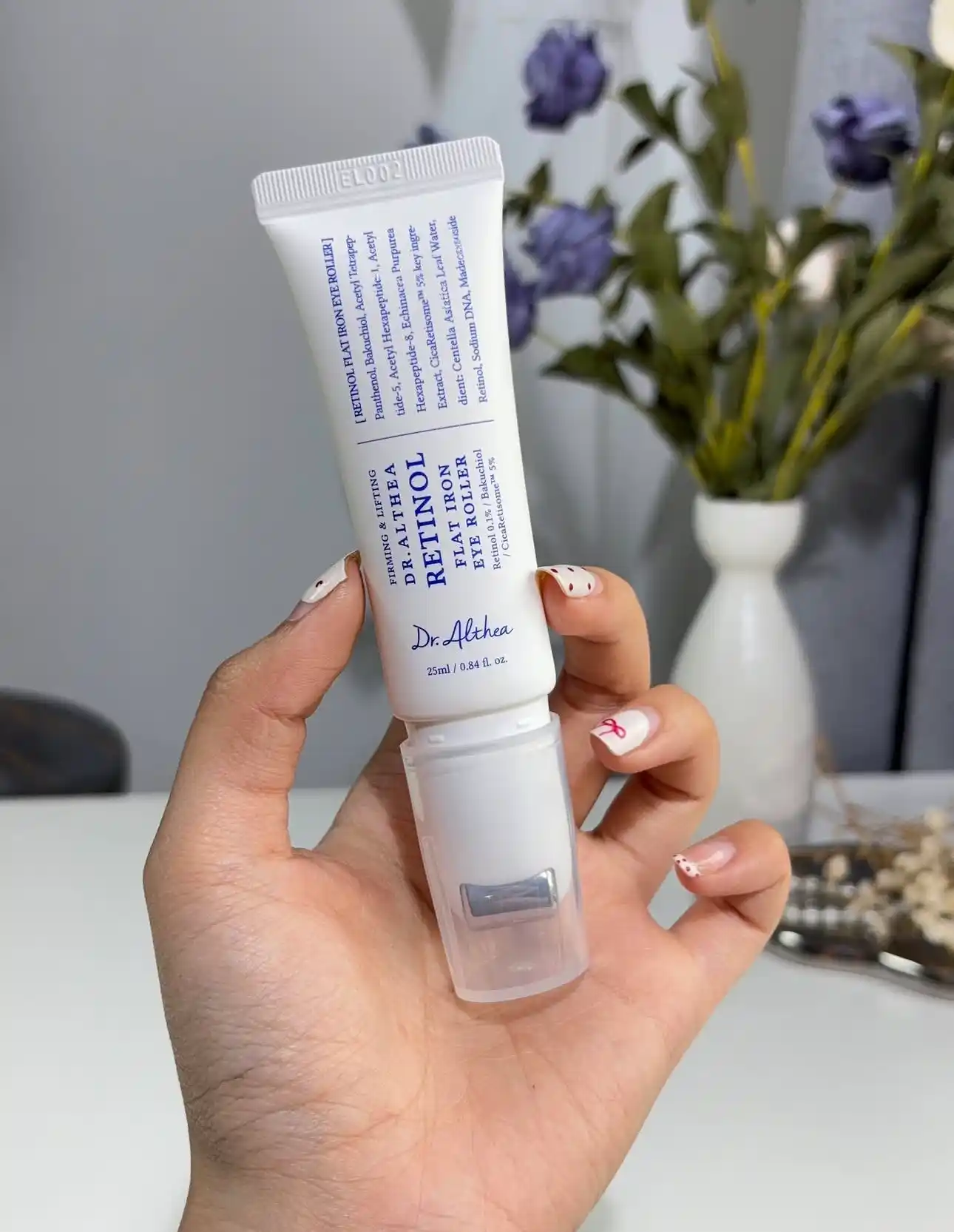 Массажный крем для век Dr.Althea Retinol Eye Roller 0,1%, от морщин и тёмных кругов, 25 мл