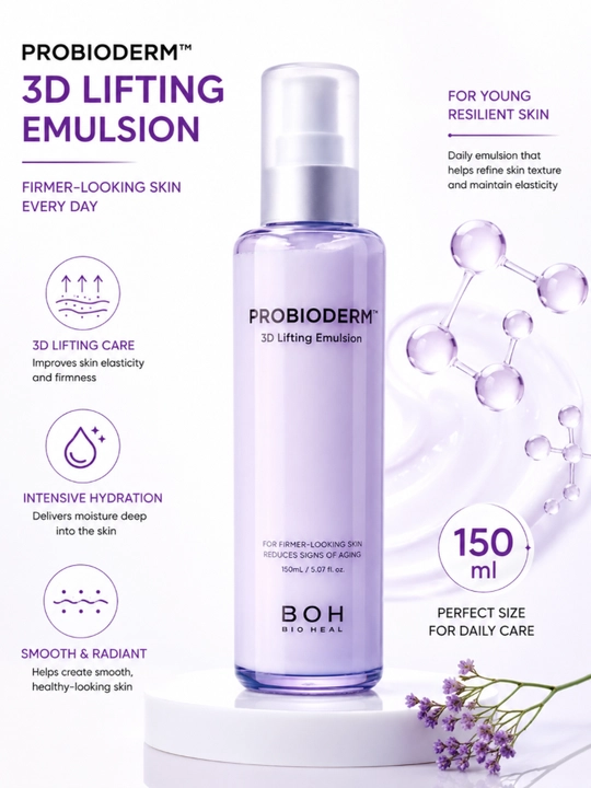BOH Probioderm 3D Lifting emulsiya yuz uchun 150 ml - 