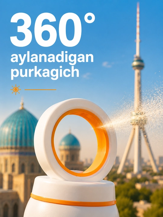 Quyoshdan himoya spreyi VSZE SPF50 PA+++, 150 ml, yengil tuman