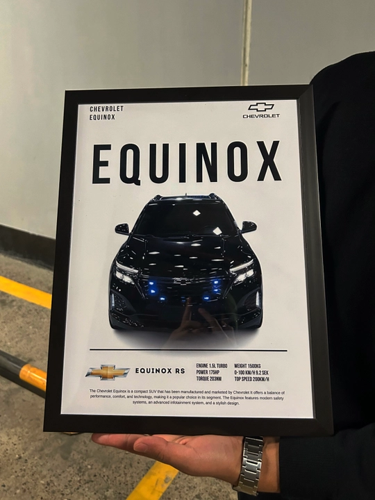 Постер Chevrolet Equinox — стильный декор для настоящих ценителей автомобилей - 