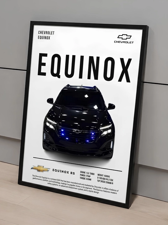 Постер Chevrolet Equinox — стильный декор для настоящих ценителей автомобилей