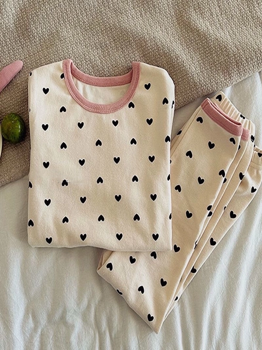 O‘g‘il va qiz bolalar uchun yumshoq paxtalik pijama, qulay uy kiyimi