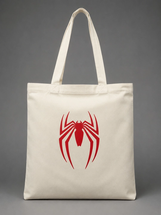 Женская и мужская сумка-шоппер, наплечная сумка, дизайн Spiderman, формат A4 38x36 - 