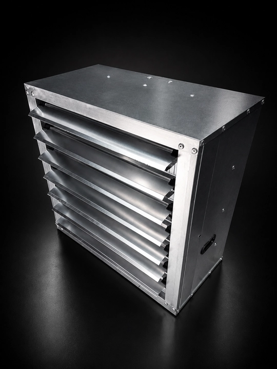 XF sanoat devoriy aksial ventilyatori 380V, 7000–54000 m³/soat, metall korpus