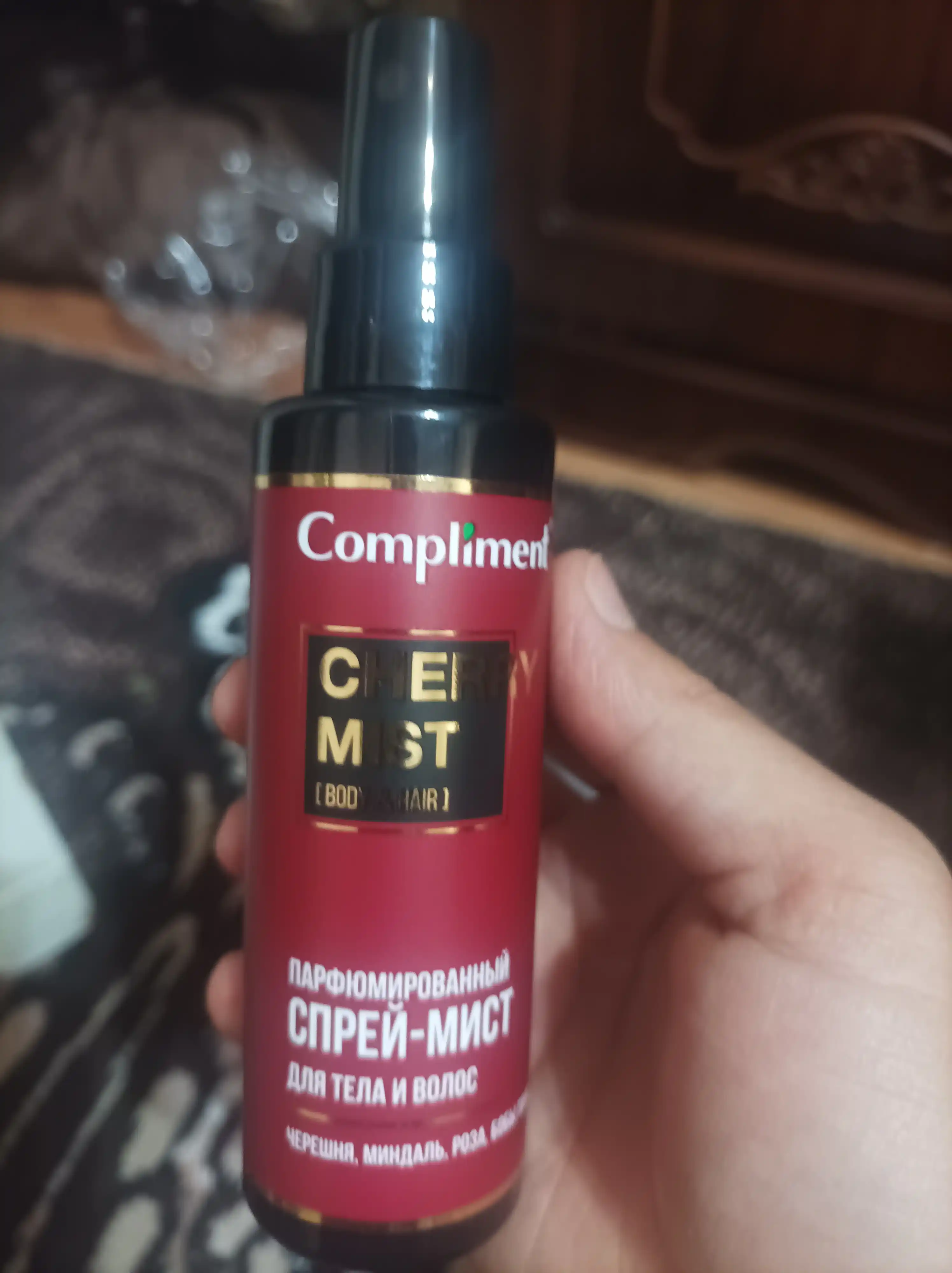 COMPLIMENT Sprey mist t, uchun va soch parfum Cherry, 110ml