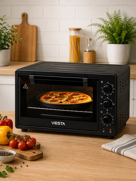 VESTA 4222 E 42л мини-печь, электрическая духовка, механическое управление
