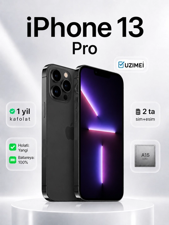 Apple iPhone 13 Pro, SIM+eSIM, UZIMEI-зарегистрирован - 