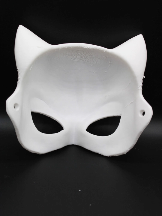 Маска Женщины-кошки 3D-печать. Карнавальная маска Кошка для косплея и вечеринок