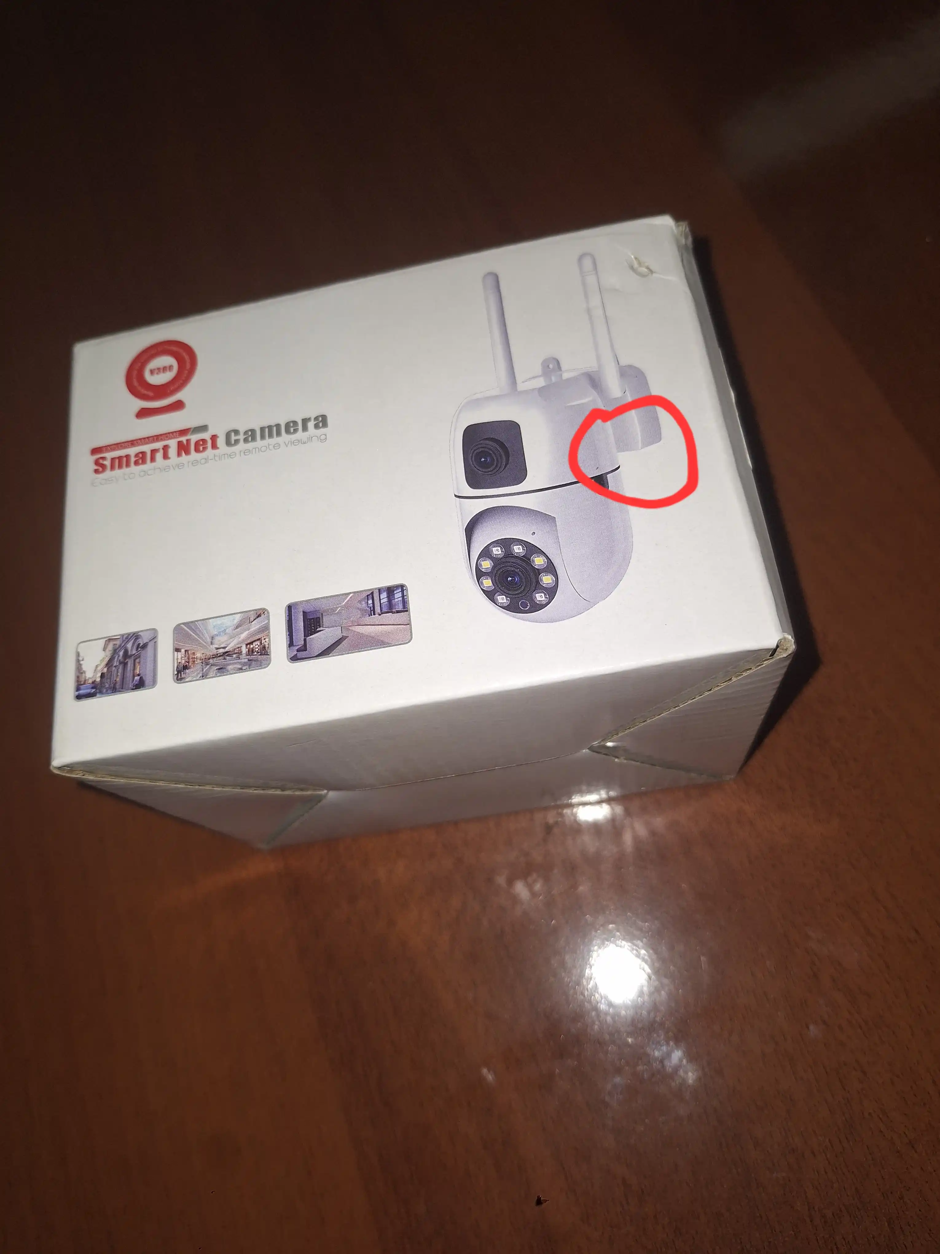 Tashqi xavfsizlik kamerasi Wi-Fi PTZ smart camera V380 pro