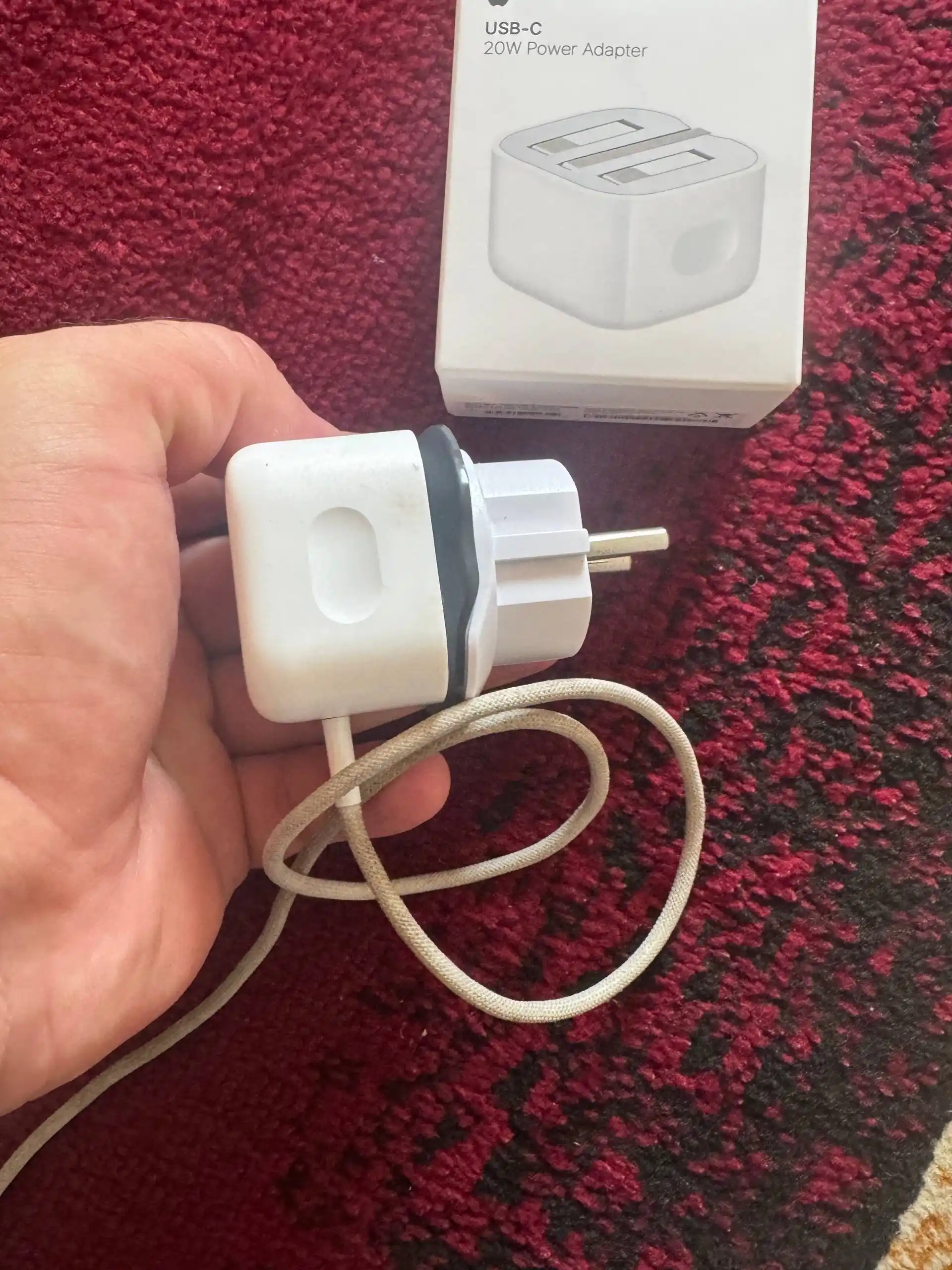 Apple 20W USB-C ORG Adapter — 2 Pin / 3 Pin | iPhone uchun tez zaryadlash