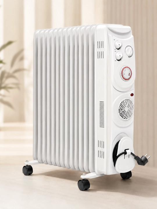 BOSCH moyli radiator isitgich, uylar va idoralar uchun