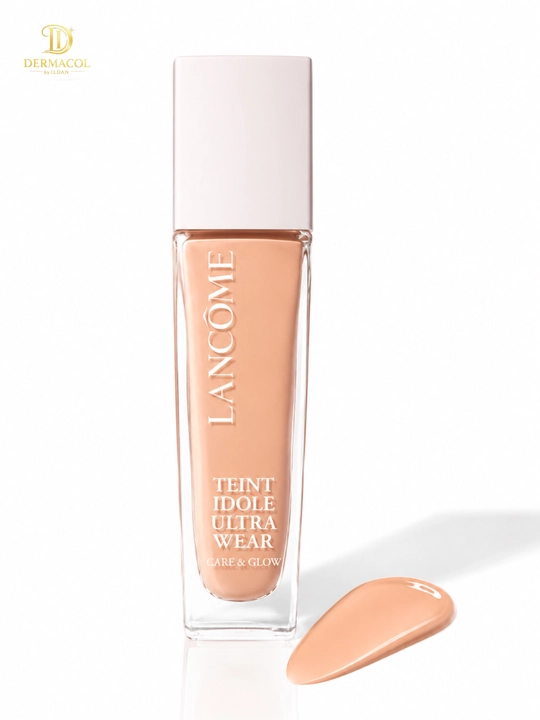Kundalik makiyaj uchun pushti-bej tonal krem, Lancôme Teint Idole Ultra Wear №220C
