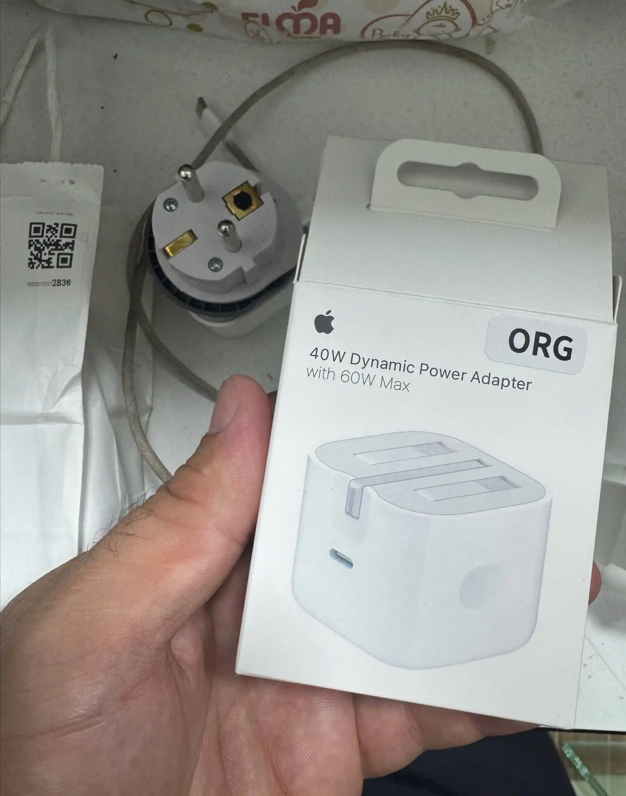 Apple 40W USB-C адаптер, быстрая зарядка для iPhone 15/16/17/18, гарантия 6 месяцев