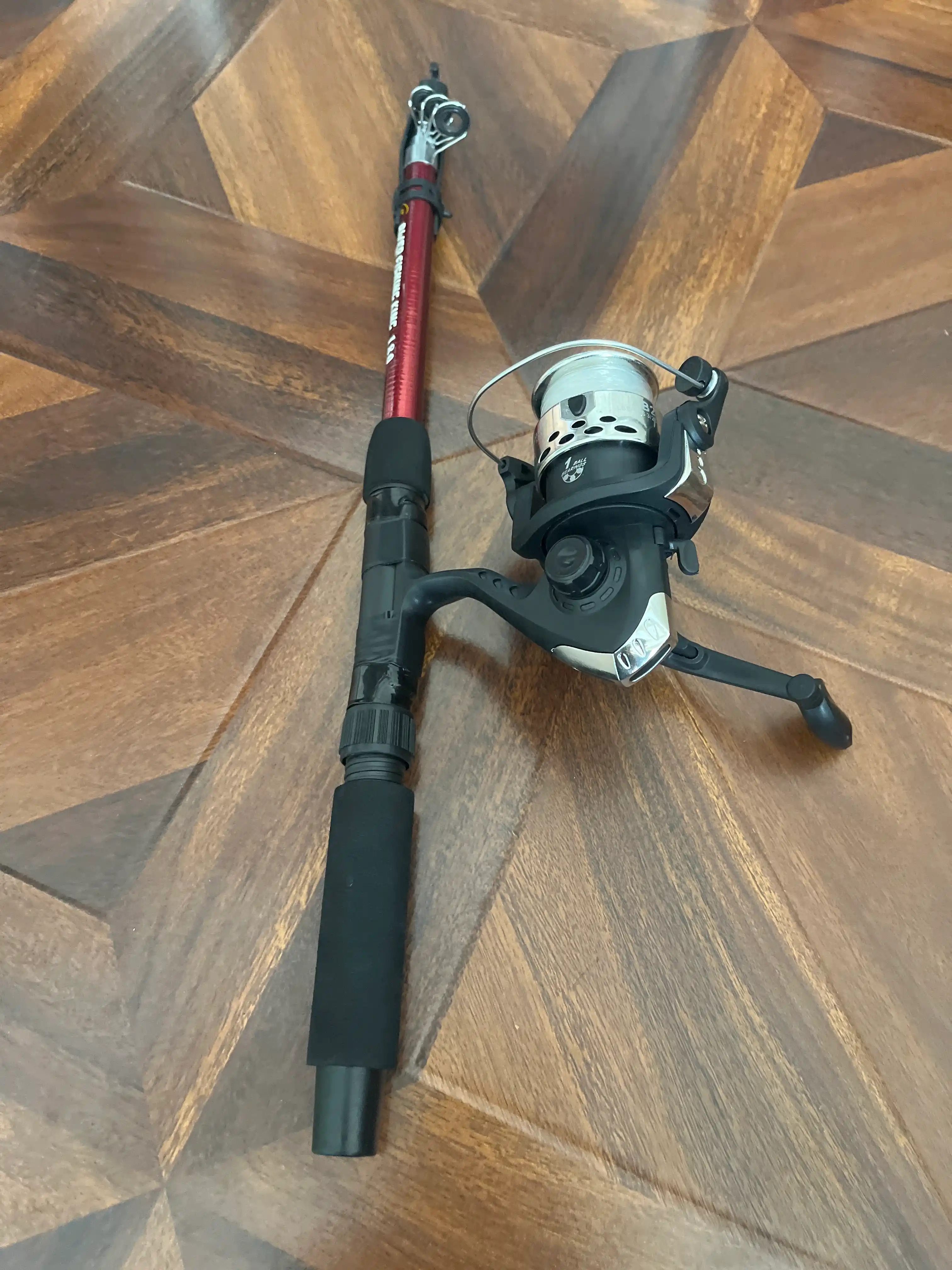 RIVER FISHING KING teleskopik qarmoq, 1,8–3,6 m, baliq ovlash uchun yig‘ma qarmoq