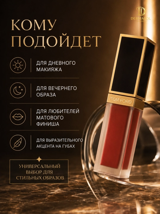 Матовая помада Tom Ford Liquid Lip Luxe Matte №131, для дневного и вечернего макияжа, 6 мл