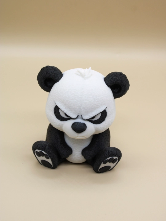 Jahlli Panda 3D-figura / Ish stoli va xona uchun dekorativ va antistress statuetka