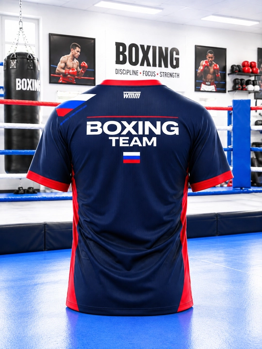 Sport futbolkasi SAMBO BOXING JUDO WRESTLING sport va trenerovka uchun material sintetika