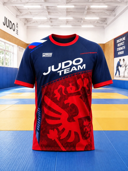 Sport futbolkasi SAMBO BOXING JUDO WRESTLING sport va trenerovka uchun material sintetika - 