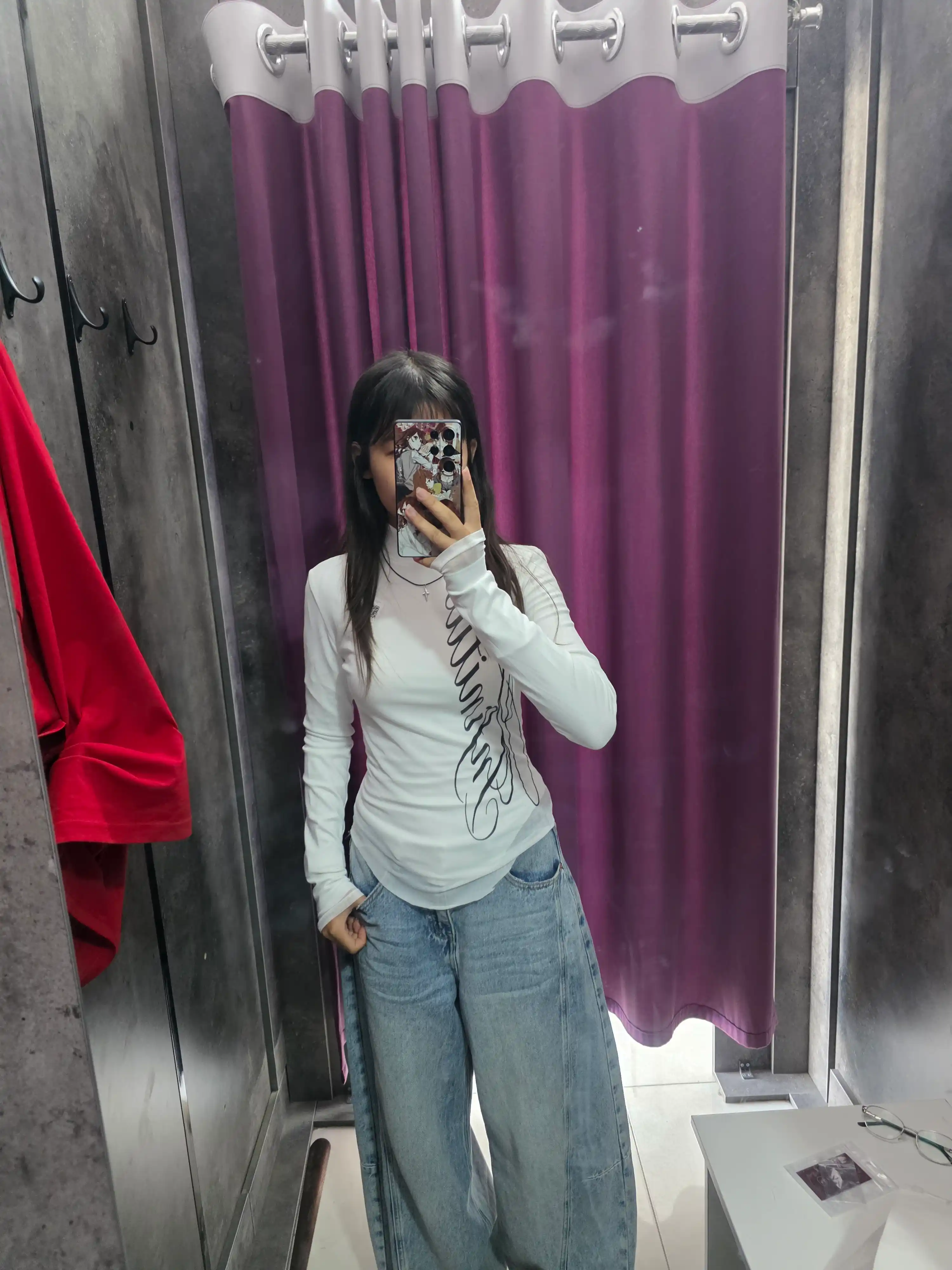 MIYO, Ayollar uchun slim fit longslivlar – gotik osiyo uslubi Y2K