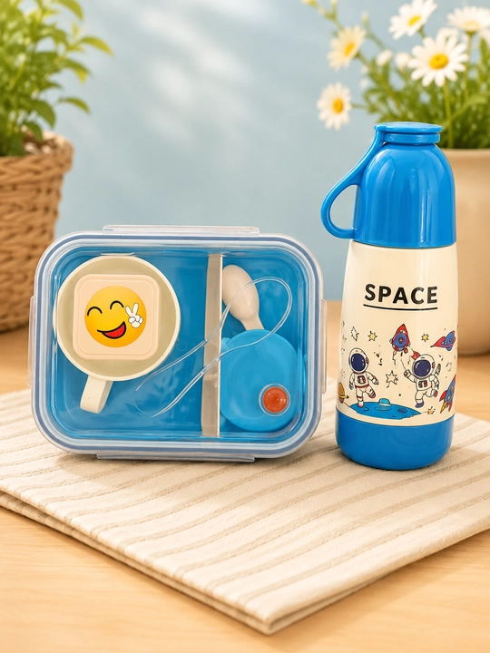 Набор детских lunch box, термосов и посуды, для школы и путешествий, повседневный - 