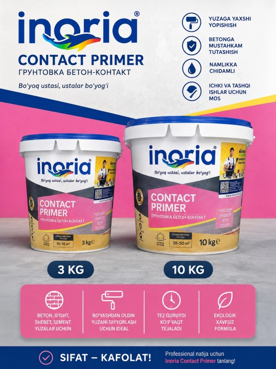 Inoria Contact Primer — Beton-kontakt gruntovka - 