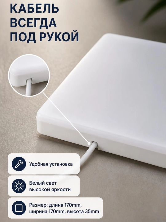Современная LED люстра панель, потолочный светильник, яркий белый свет
