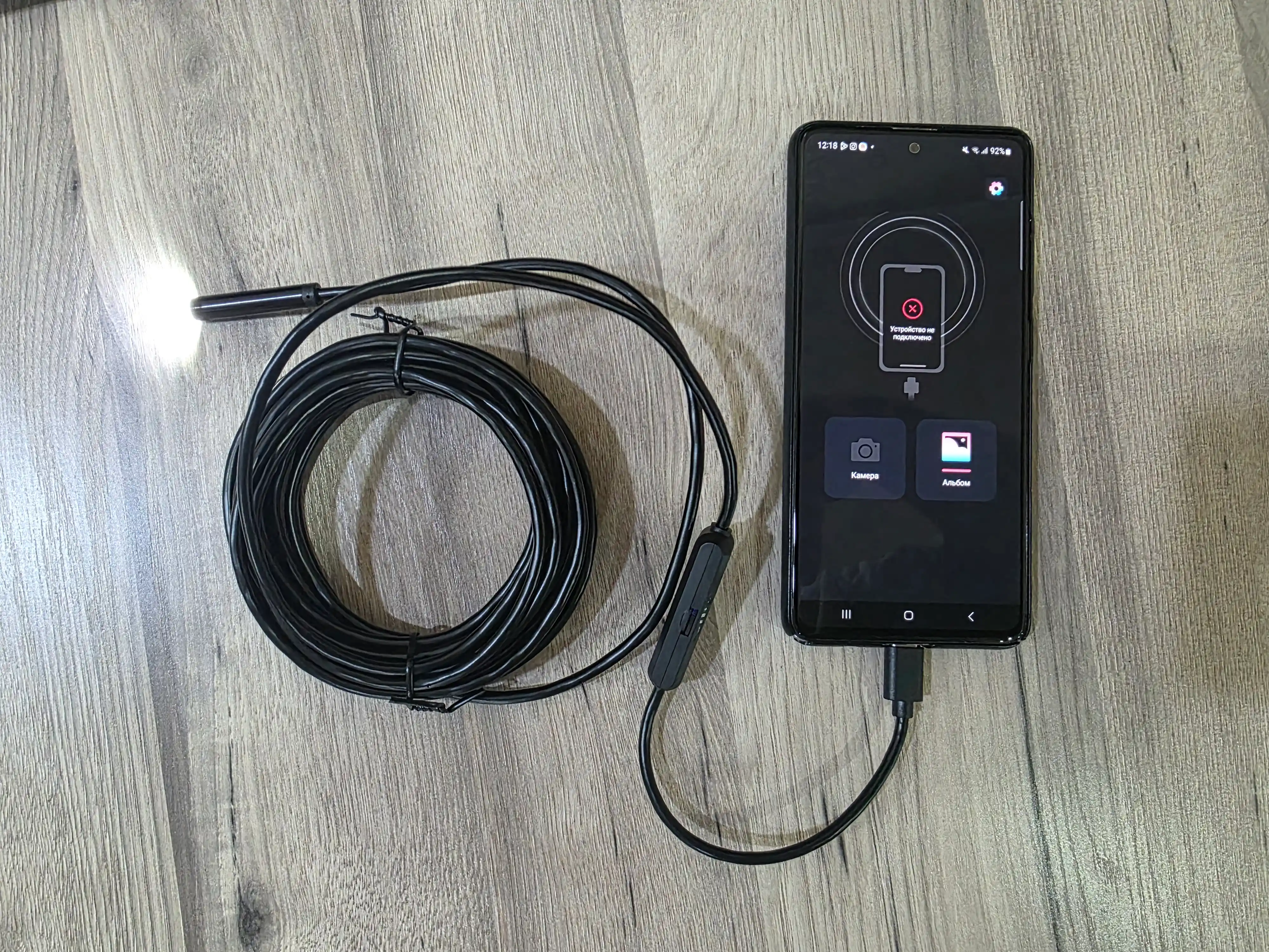 Egiluvchan suvga chidamli USB-endoskop 7 mm diagnostik kamera