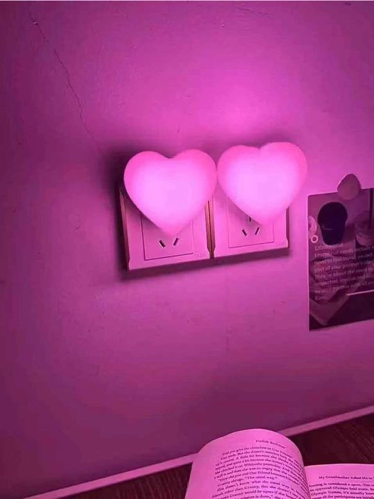 LED светильник-сердце, ночник, декоративная лампа, светильник для дома