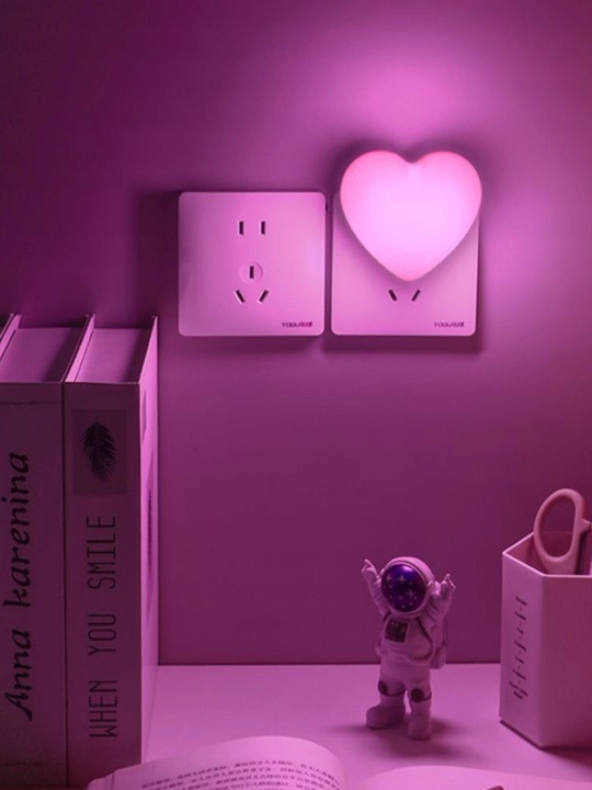 LED светильник-сердце, ночник, декоративная лампа, светильник для дома