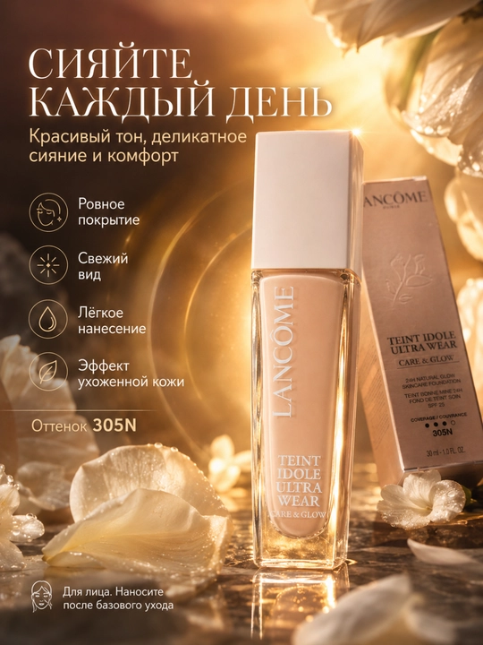 Lancôme Teint Idole Ultra Wear тональный крем стойкий, 30 мл