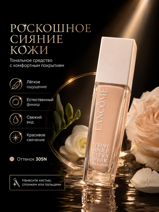 Lancôme Teint Idole Ultra Wear тональный крем стойкий, 30 мл