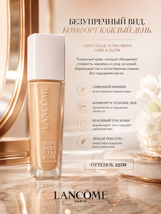 Lancôme Teint Idole Ultra Wear тональный крем стойкий, 30 мл