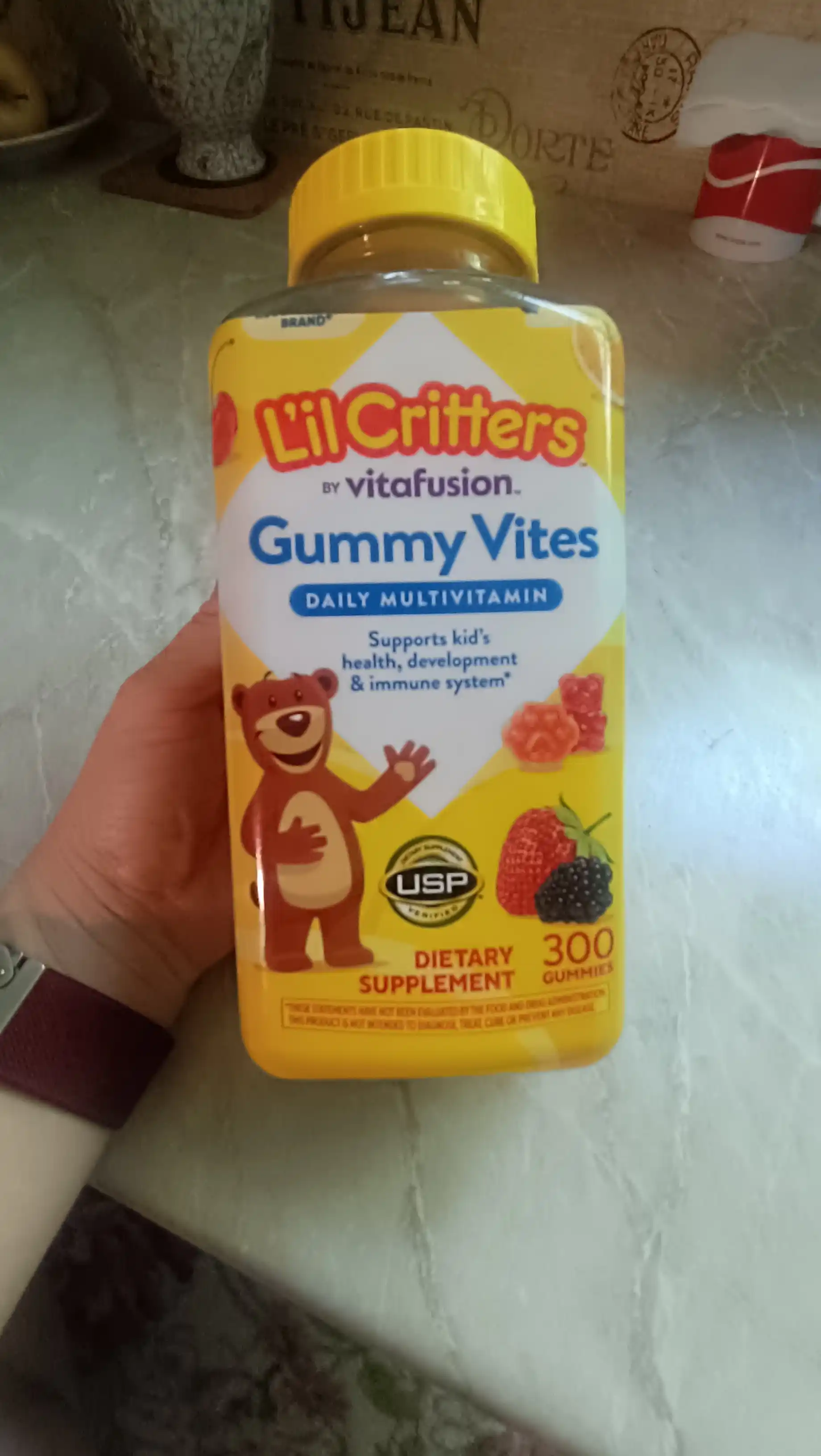 Мультивитамины для детей, L'il Critters, 300 мармеладок