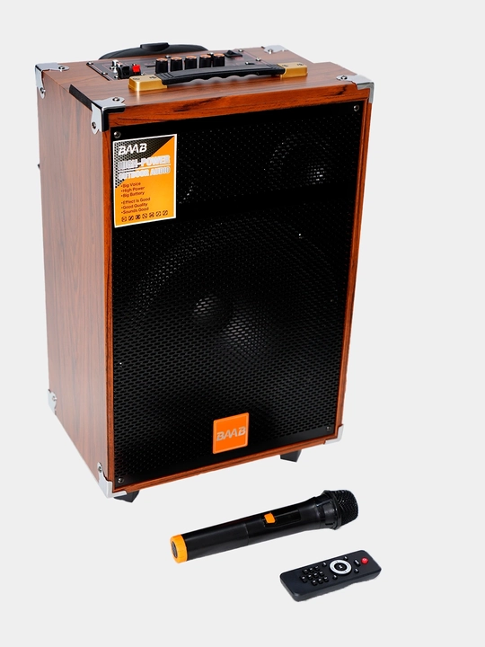 Simsiz mikrofon va pultli ko‘p funksiyali Bluetooth karaoke karnay
