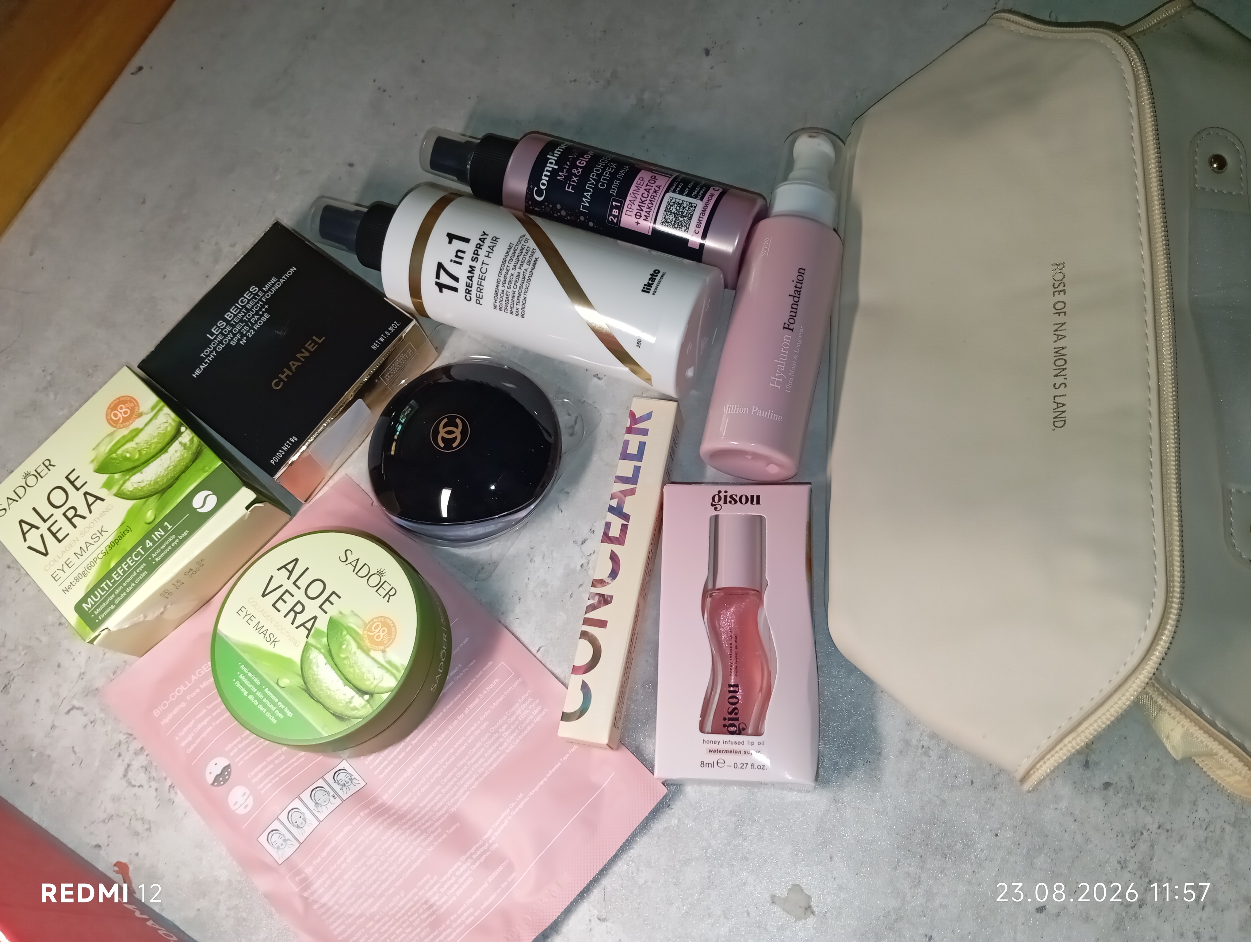 Ayollar kosmetik sumkasi, katta, kosmetika, sumka eko-charmdan, 4 xil rangda