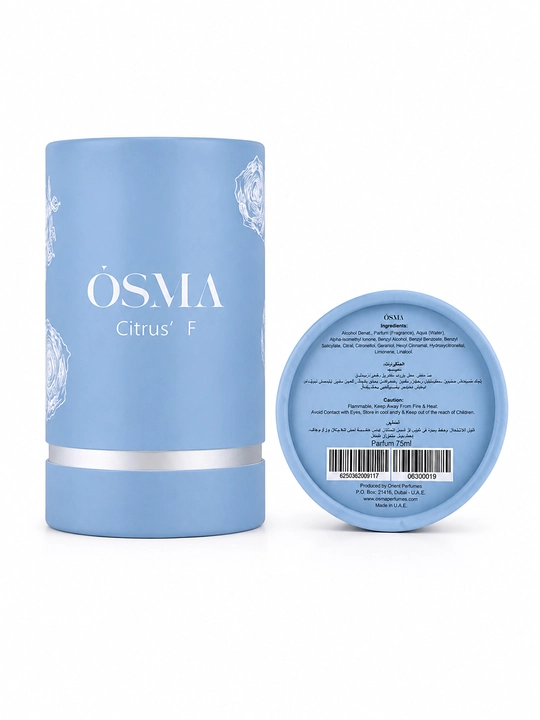 Парфюмерная вода OSMA Citrus’ F унисекс, Eau de Parfum, 75 мл
