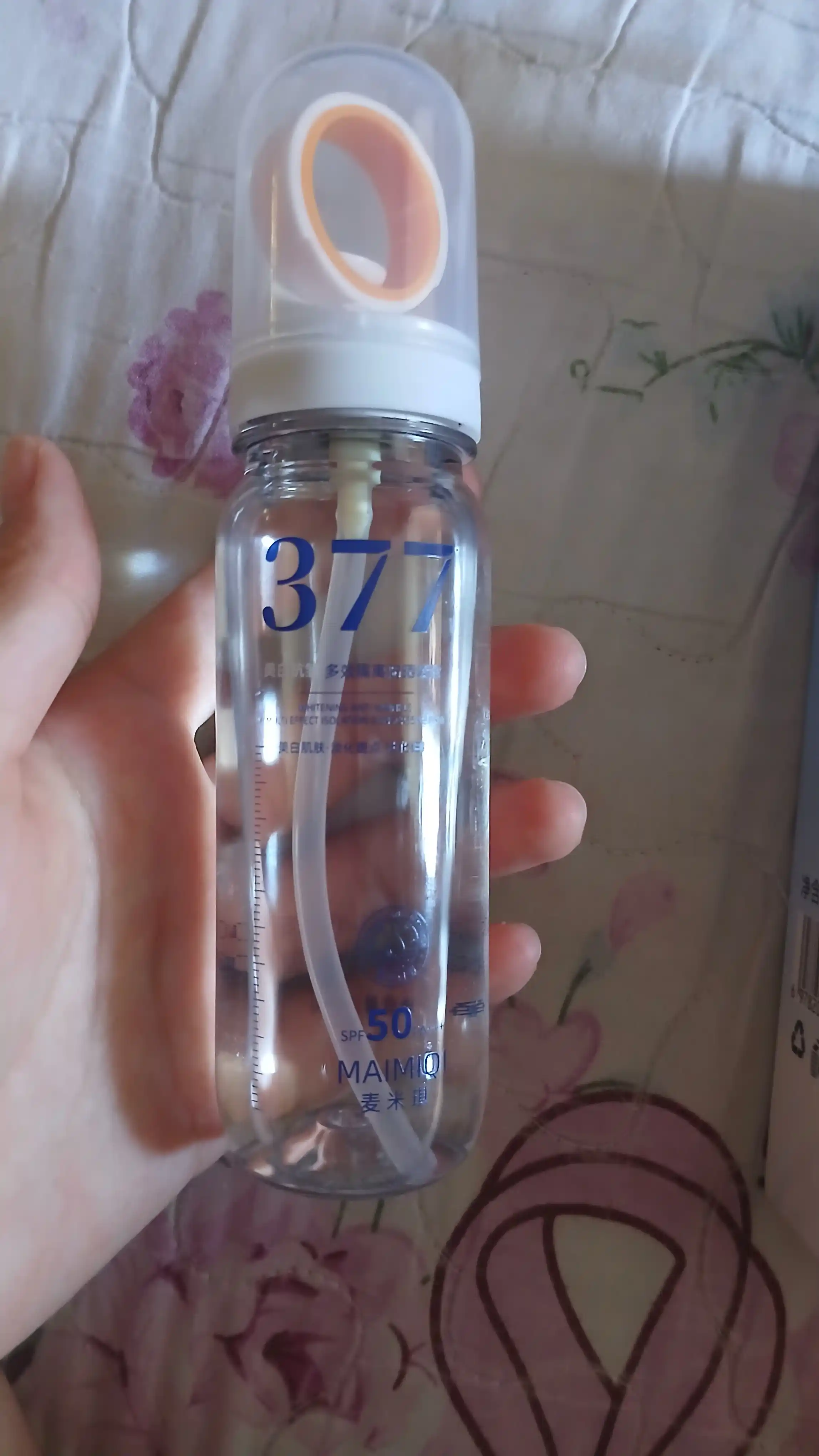 Quyoshdan himoya qiluvchi SPF 50 PA+++ sprey UVA UVB himoya yengil tekstura 377 Spray