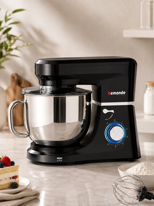 Планетарный миксер Bemonde BM-SM1002SB, 1700 Вт, 7 л, 6 скоростей - 