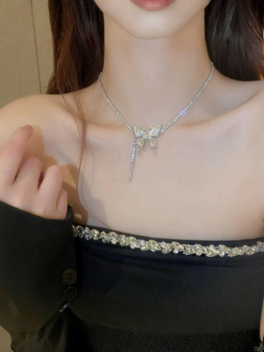 Ayollar uchun brend uslubidagi tilla rang choker, nafis taqinchoq, marjon va zanjir marjon