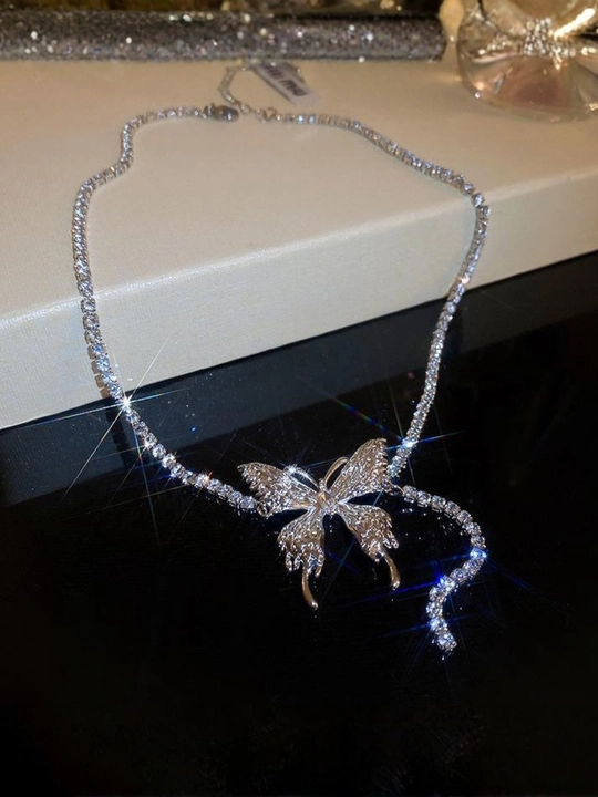 Ayollar uchun brend uslubidagi tilla rang choker, nafis taqinchoq, marjon va zanjir marjon