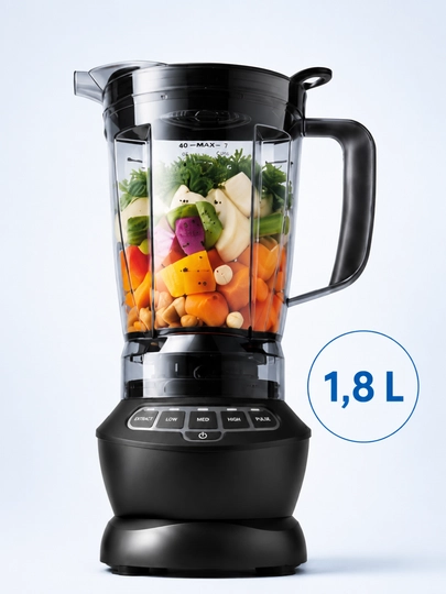 Nutribullet Blender Combo 1200 Vt, 1,8 litrli idish va yo‘l stakani bilan