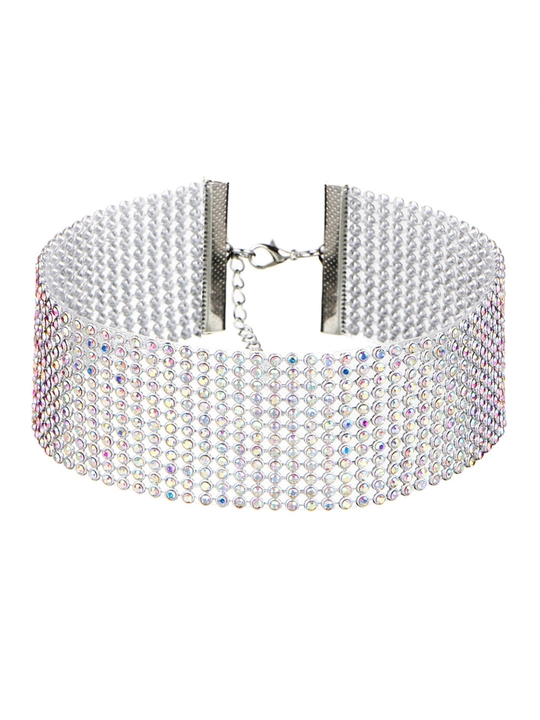 Ayollar uchun brend uslubidagi tilla rang choker, nafis taqinchoq, marjon va zanjir marjon