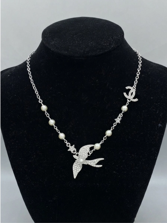 Ayollar uchun brend uslubidagi tilla rang choker, nafis taqinchoq, marjon va zanjir marjon